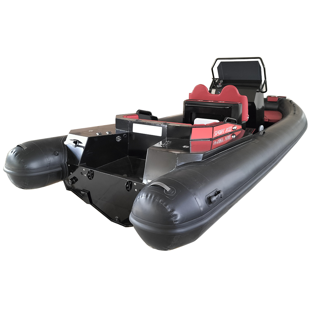 Luxury Yachts Inflatable aluminum RIB Boat With Outboard Motor