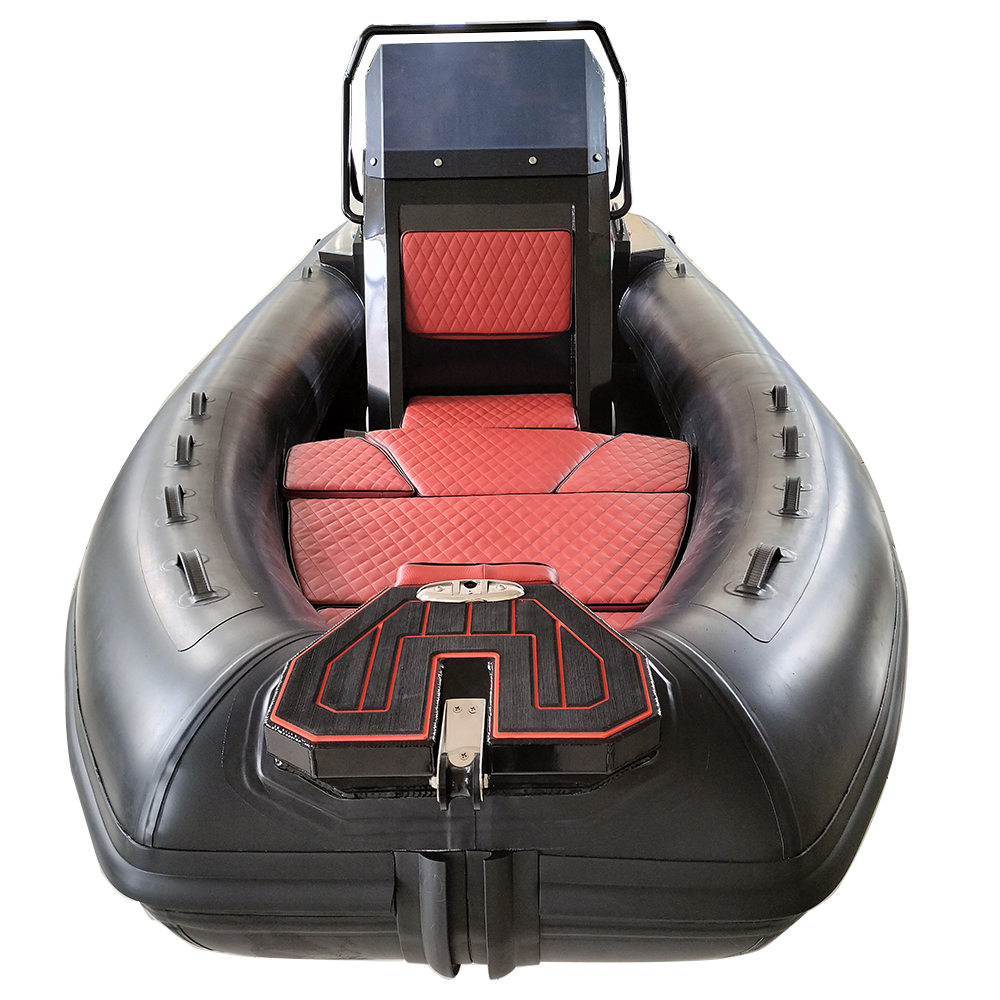 Luxury Yachts Inflatable aluminum RIB Boat With Outboard Motor