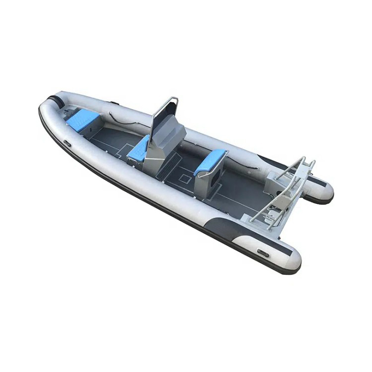 Luxury RIB Hypalon Inflatable Fishing Rowing Boat with 200HP Engine for