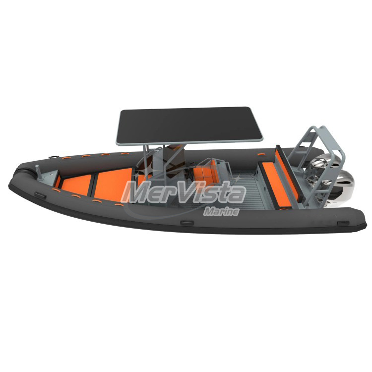 CE RHIB 25ft Rib 760 Hypalon Rigid Inflatable Boat Cabin China Rib Boats for Sale