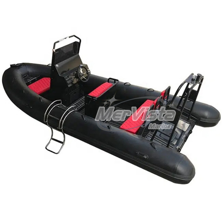 Luxury RHIB 16.4ft Rib 500 Hypalon Rigid Inflatable Boat Cabin China Rib Boats Price with Bathrooms  - 副本