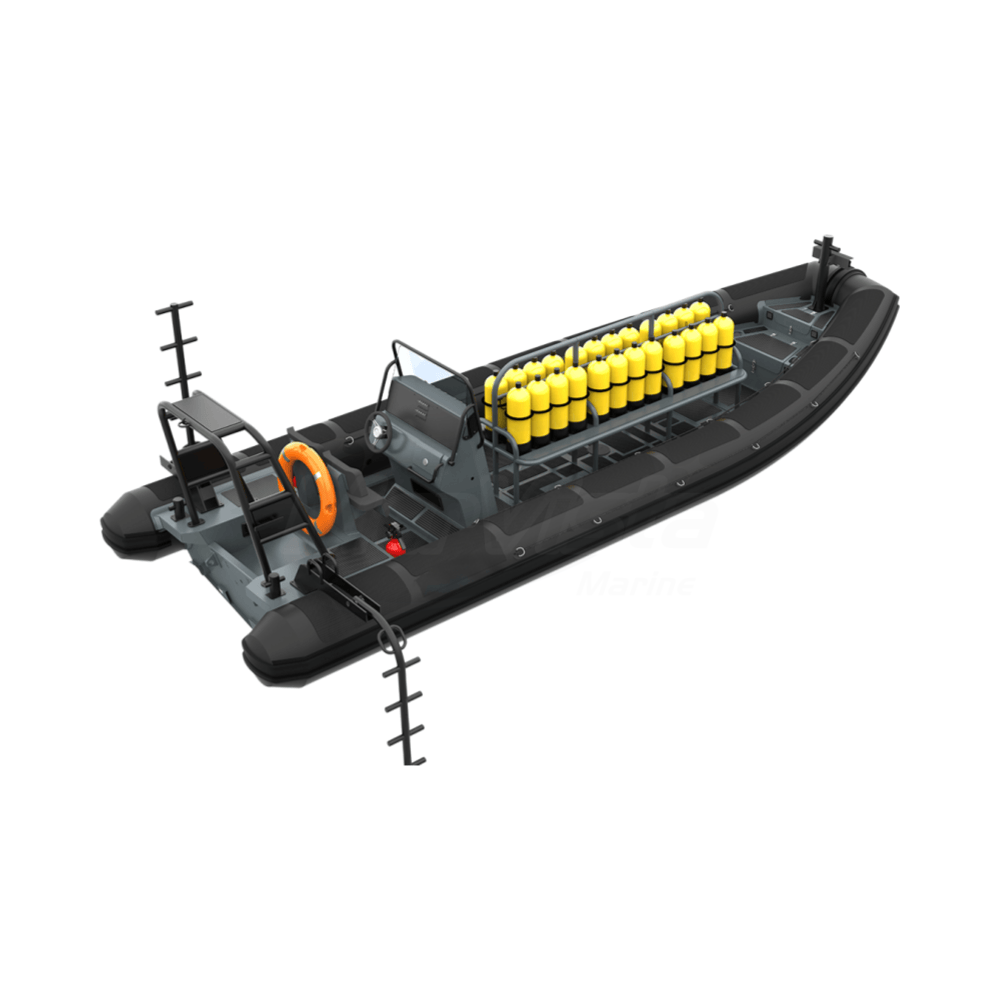 31ft Aluminum hull Scuba Dive RIB Boat