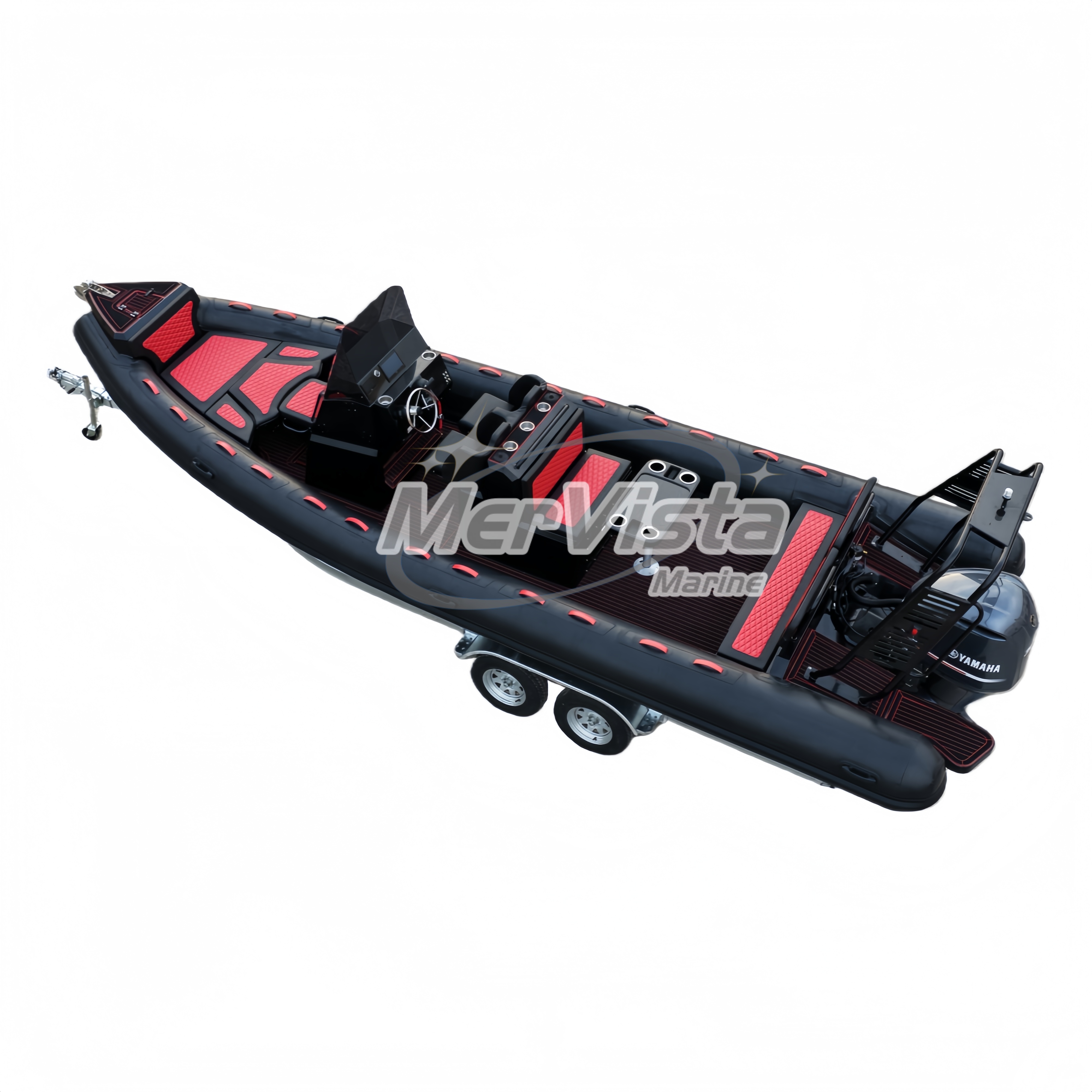 Yacht CE High Performance 28ft RHIB 860 Aluminum Hull RIB Inflatable Boat ORCA Hypalon For Fun