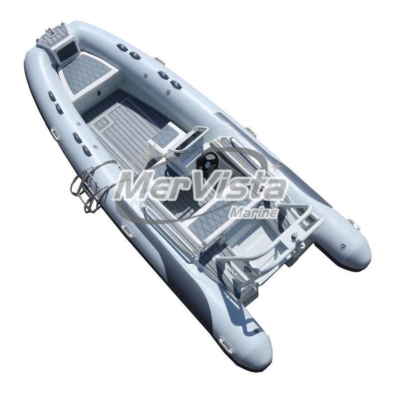 16ft Rhib 480 Hypalon/PVC Aluminum Hull Rib Inflatable Boats with motor